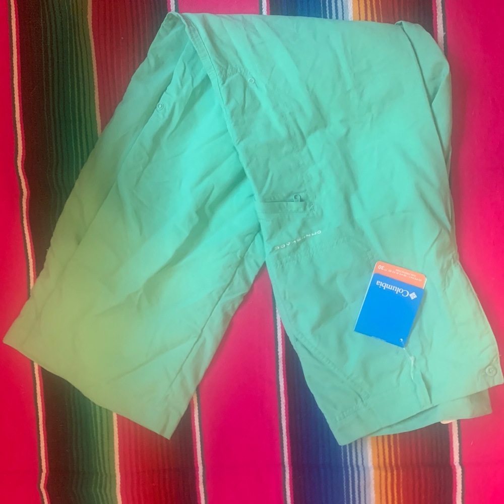 COLUMBIA NWT MINT GREEN PANTS